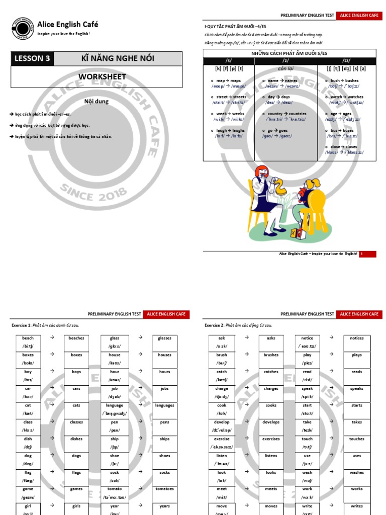 Lesson 3 - Worksheet | PDF