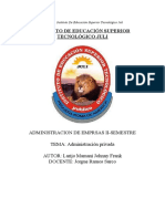 Administracion Privada