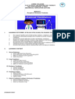 Module 1 Mechanical Ventilation