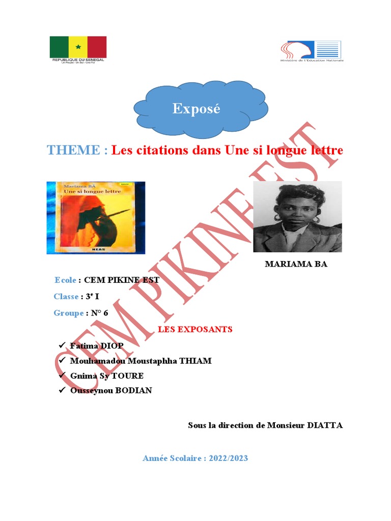 Exposé Fatima | PDF