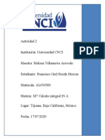 Actividad 2 - Calculo Diferencial