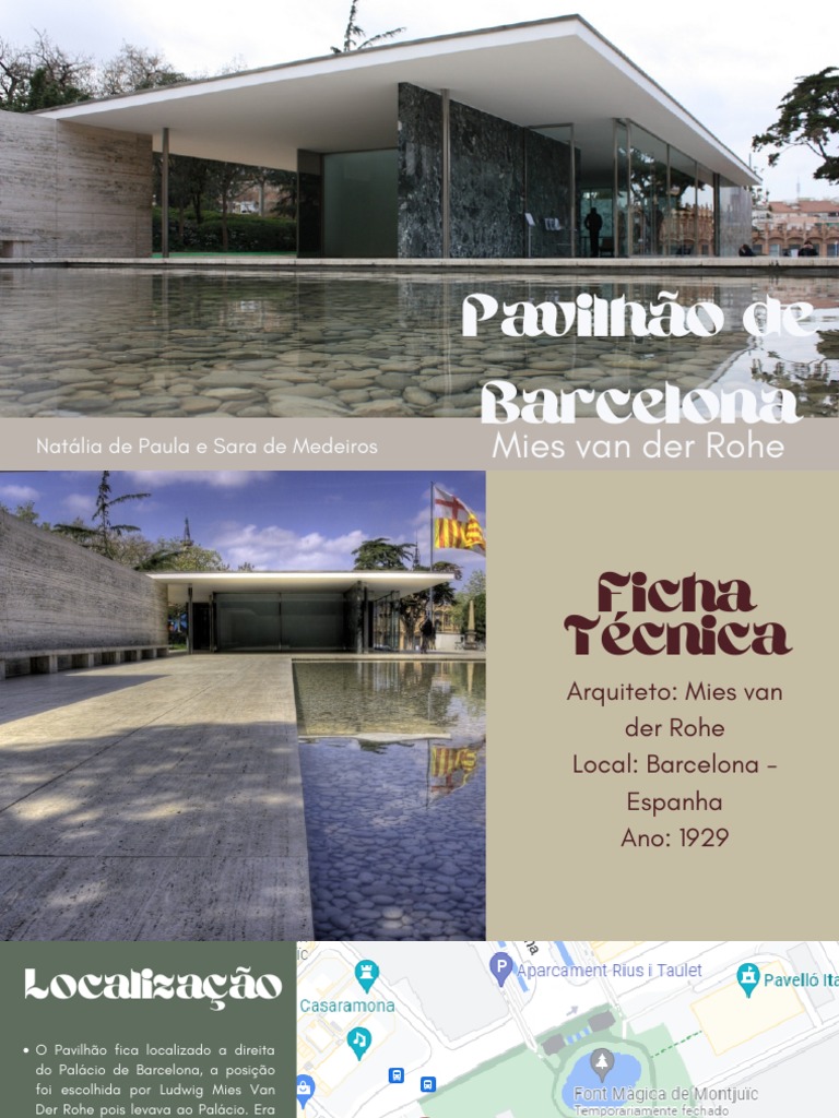 Pavilhão de Barcelona PDF | PDF, image size:768x1024