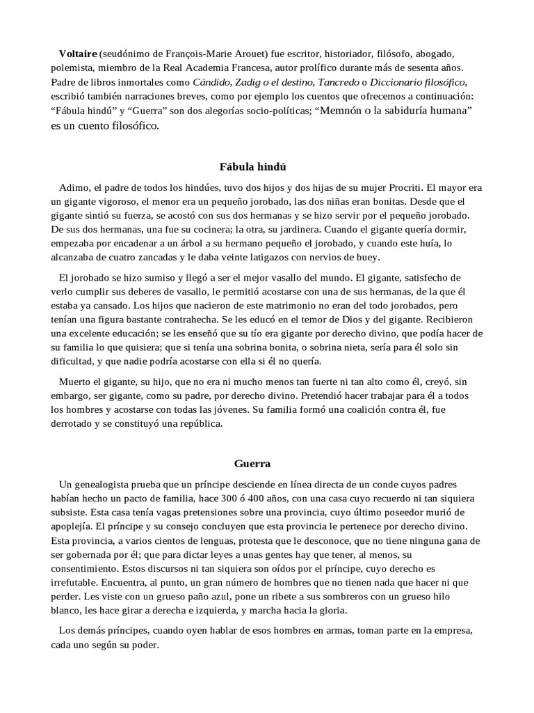 Cuentos de Voltaire PDF