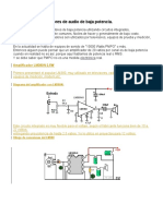 Proyecto AMPLIFICADORES PEQUEÑOS