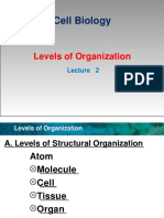 Lec 2-Levels of Organization PDF