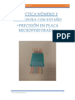 Práctica Nº3 Soldadura Sobre Placa Microperforada Joel Requena CSS-B 964 PDF