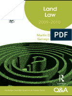Q&A Land Law 2009-2010 (PDFDrive) PDF