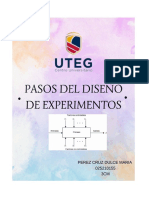 Pasos diseño experimentos