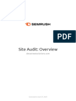 Semrush-Site Audit Overview-Datastreetsolutions Com-21st Apr 2023 PDF
