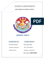 Economics Project, Kavyanjali Singh, Sec B, Semester 2, 200013015089 PDF