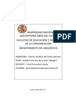 Análisis Literario de Égloga I Corregido PDF
