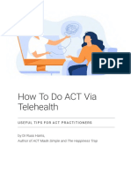 Ebook How To Do ACT Via Telehealth PDF