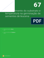 Umedecimento Do Substrato e Temperatura Na Germinação de Sementes de Leucena