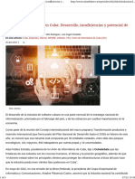 Industria Del Software en Cuba Desarrollo, Insuficiencias y Potencial de Los Recursos Humanos Cubadebate PDF