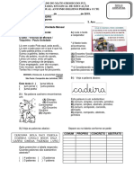 Prova 1 2bim Marilu PDF