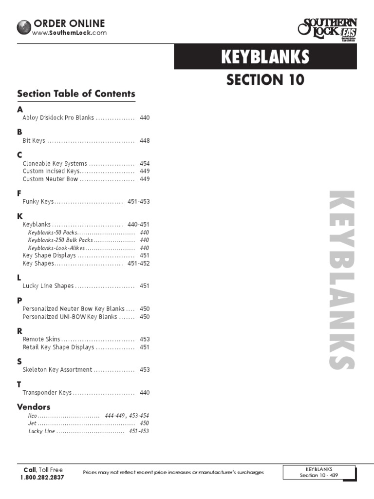 10 Keyblanks PDF | PDF | Car | Motor Vehicle Manufacturers