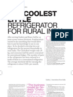 Innovations From India-The Coolest Little Refrigerator For Rural India