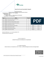 Calificaciones finales PT-B Administración