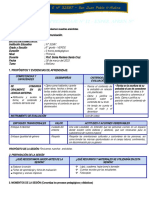 Comun - Sesion de Aprendizaje N°12 Marzo