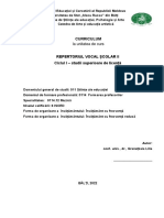 Repertoriul Vocal Școlar II PDF