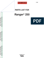 Ranger 250 Manual de Parte