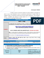 Convocação - 283 - Ed - 30 - PAEE - Grupo - 08 - 15 - 03 - 23 - Até Às 09h30 PDF