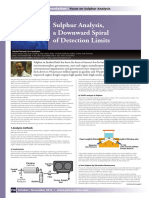 Sulphur Analysis A Downward Spiral of Detection Limits PDF