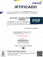 Certificado nr10 SEP PDF