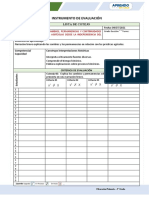 5° (Radio) Instrumento de Evaluación