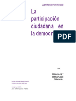 La Participacion Ciudadana en La Democracia PDF
