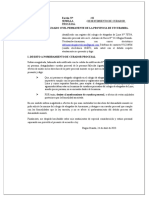 Escrito Nº: 01 Sumilla: Señora Juez Del Juzgado Civil Permanente de La Provincia de Utcubamba