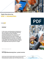 openSAP dmc1 Unit 1 Introduction Presentation PDF