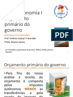 03 - Orçamento Primário Do Governo PDF