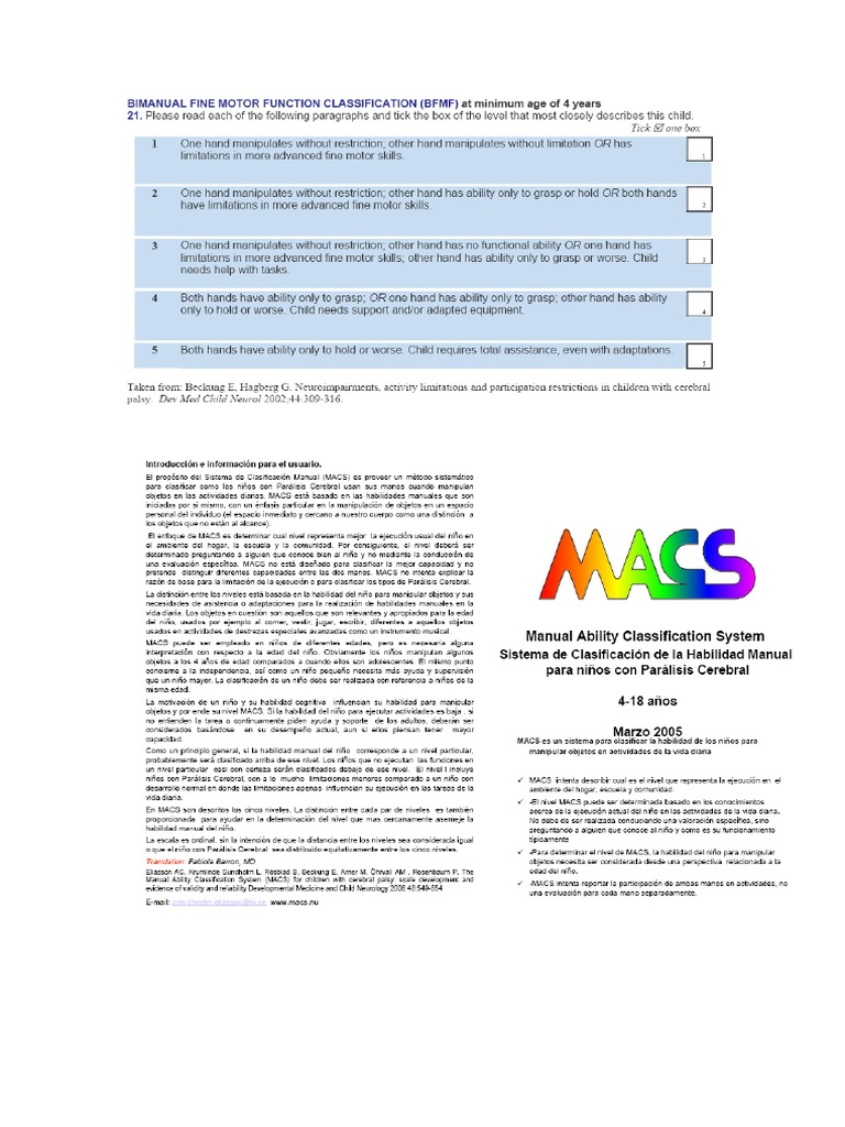 MACS y BFMF | PDF