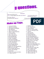 Tag Questions Grammar Drills Grammar Guides - 94007
