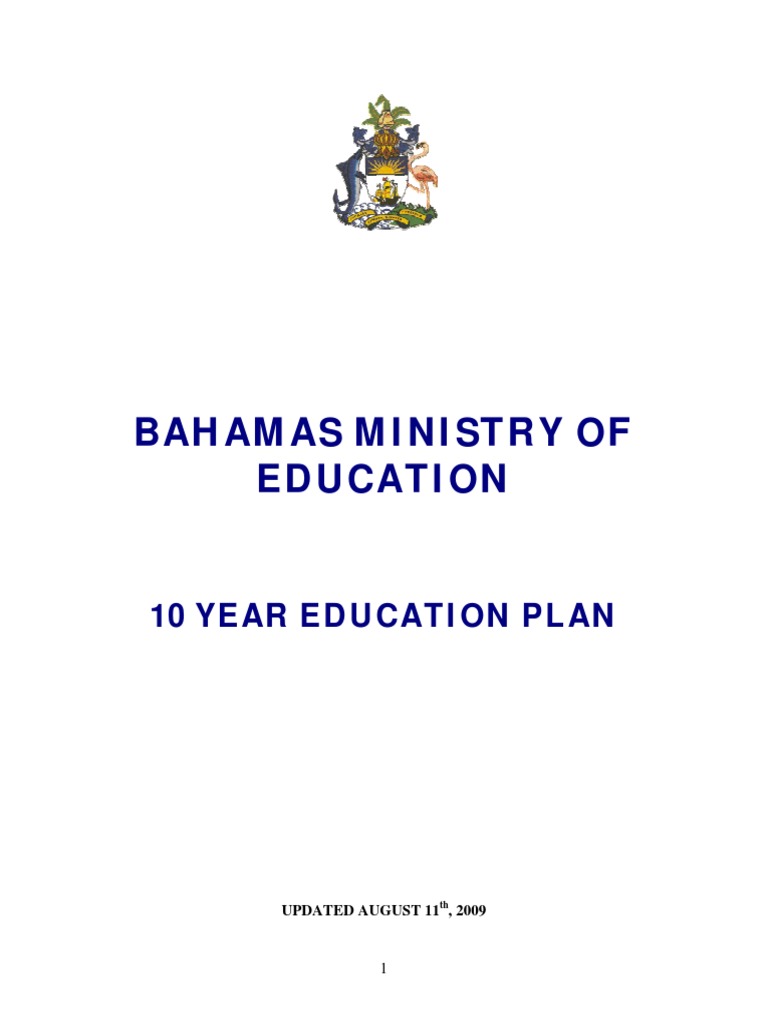 Bahamas 10-Year Education Plan Overview | PDF | Social Science