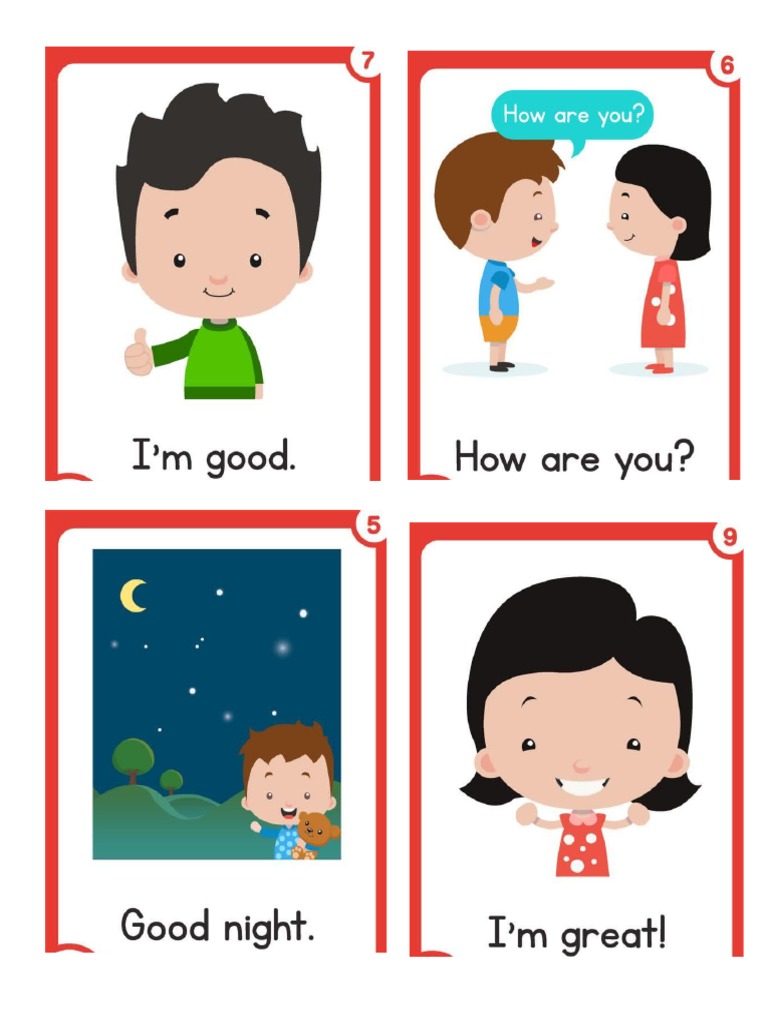 Flashcards Class 1 | PDF