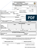 Formato para Inscripcion - 21-22 PDF