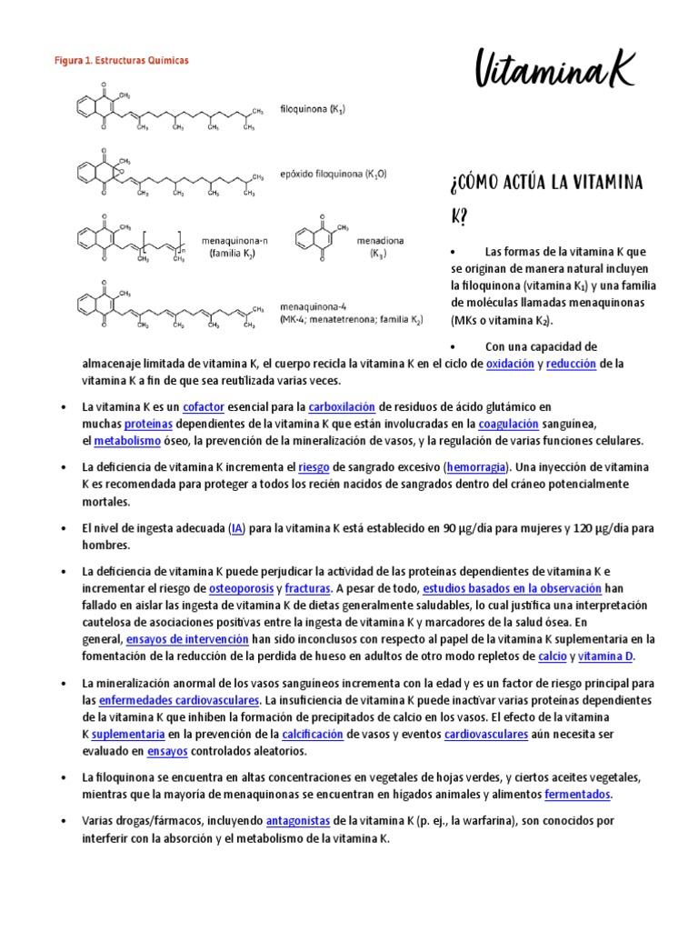 Vitamina K PDF | PDF