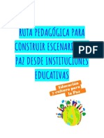 Cartilla - Ruta Pedagogica para Construir Escnarios de Paz PDF