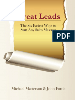 Great Leads - The Six Easiest Wa - Michael Masterson PDF