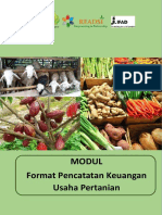 10b. Modul Format Pencatatan Keuangan Usaha Pertanian - Lengkaprev PDF