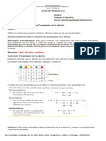 Guia de Trabajo Grado 4 Matematica # 2 PDF