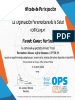 Precauciones Básicas Higiene de Manos (COVID 19) - Certificado Del Curso 2317670 PDF