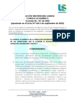 Acuerdo - 101 - 2022 - Ca - Calendario Academico 2023 PDF