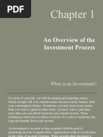 Investment and Portfolio Management Chapter 1 (AN OVERVIEW OF THE INVESTMENT PROCESS)