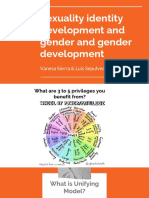 Sexuality Identity Development and Gender and Gender Development