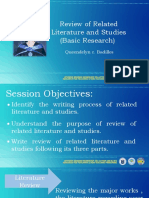 E. Review of Related Literature and Studies