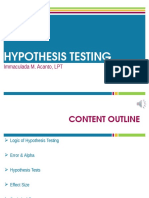 Hypothesis Testing