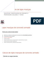 AULA 19 - Cargas Atuantes em Lajes PDF
